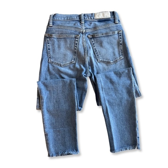 Re/Done High Rise Ankle Crop In Light 22 - Picture 5 of 10